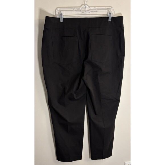 SPANX On-the-Go Ankle Slim Straight Pants Women 2X Black Pull On Chino Classic - Picture 4 of 11